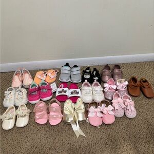 Lot of 16 Baby Girl shoes